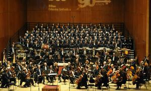 Concierto de la Orquesta Sinfónica de Bilbao en el Euskalduna.