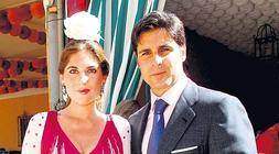 La pareja, en la Feria de Abril del año pasado.