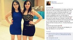 Las dos jóvenes en una publicación./ Facebook