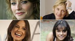 Jodie Foster, Ellen DeGeneres, Elena Anaya y Michelle Rodríguez.
