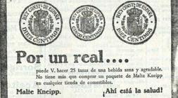 Anuncio publicado en ‘El Pueblo Vasco’ en 1913.
