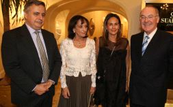 Federico San Sebastián, Asunción Pinedo, Magdalena Múgica y José Antonio Ardanza. / LUIS ÁNGEL GÓMEZ