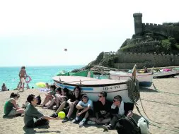 ...Y días familiares en la playa