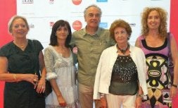 Sol Aguirre, Gloria Martín, Javier Bengoa 'Mungui', Charo Lázaro y Cristina Larrayoz.