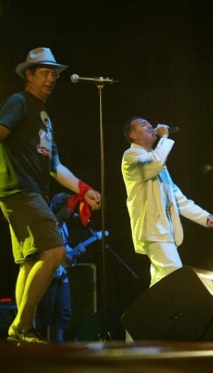 'Aianai' y PKO, en Los Fueros en 2007. / IGOR AIZPURU