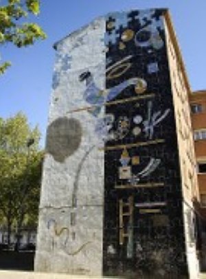 Uno de los murales. ::
E.C.