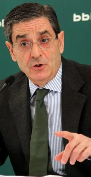 El presidente de la BBK, Mario Fernández. ::                             TELEPRESS