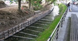 Getxo construye un paseo fluvial sin permisos