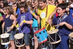100.000 vascos bogan a favor del euskera