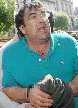 Javier López Peña, 'Thierry', tras ser detenido. ::
EFE