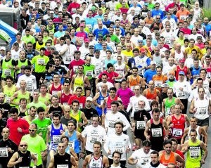 Casi 3.000 atletas participaron./ L.A. Gómez