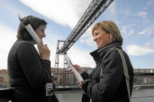 Los aparatos son una de las «novedades» que han lanzado gestores con motivo del 120 cumpleaños del monumento. ::
BORJA AGUDO