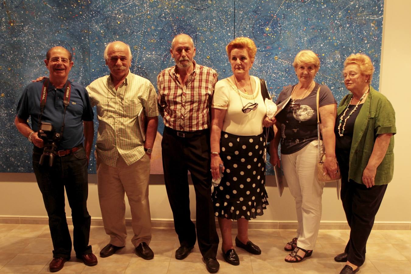Gelo Bustamante, Tino Cuevas, Luis Movellán, Emilia Polidura, Rosa Mª Sáiz y Pepa Jorganes.