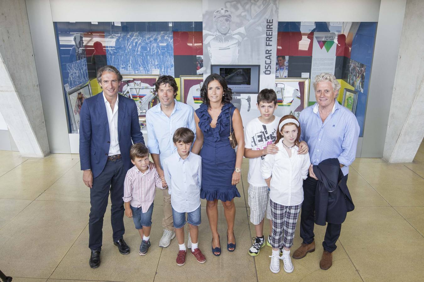 Oscar Freire en el Museo del Deporte
