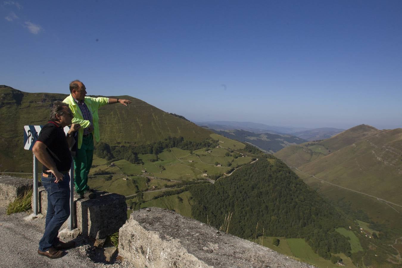 El paisaje desde el Mirador del pas