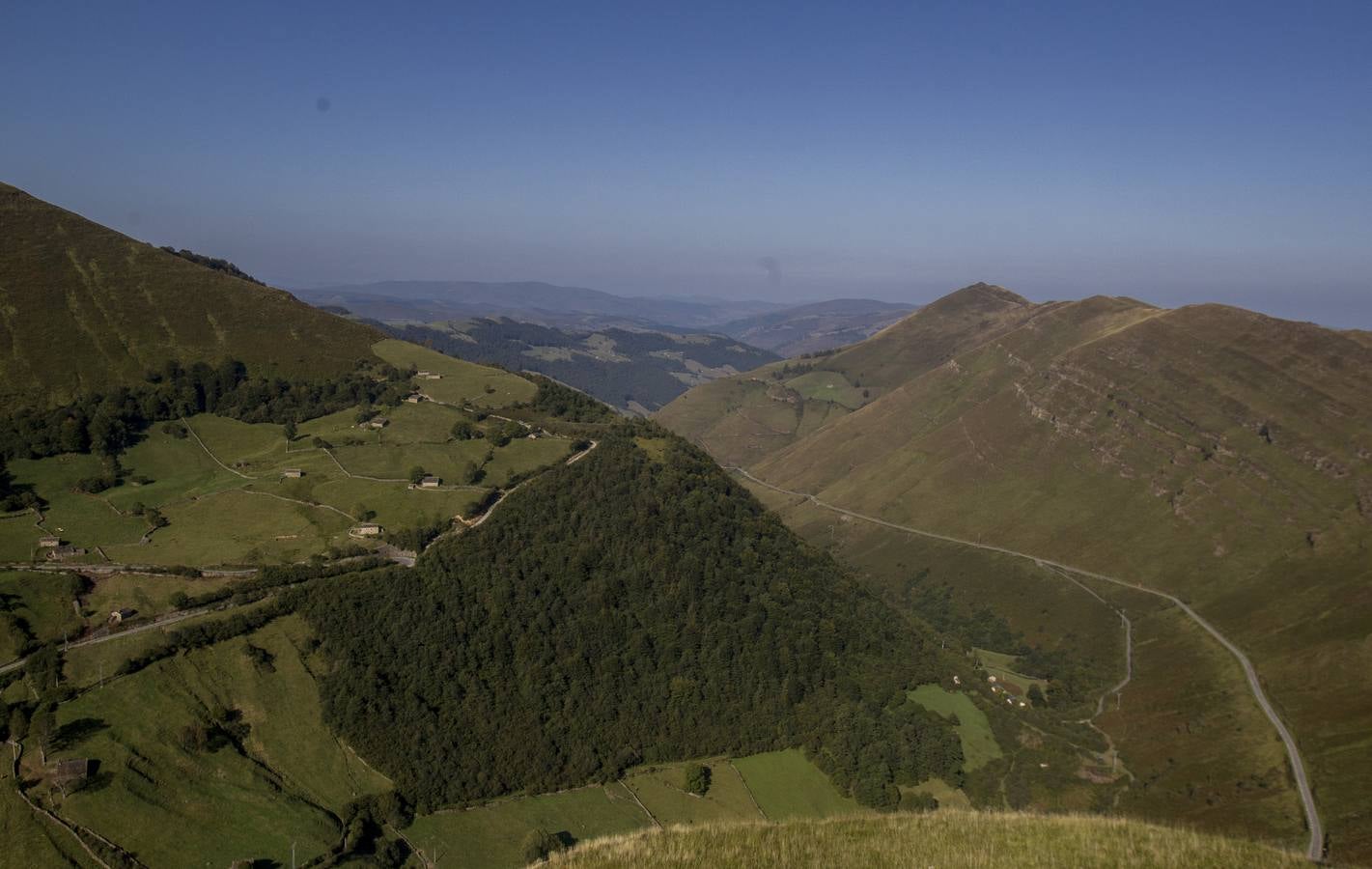 El paisaje desde el Mirador del pas