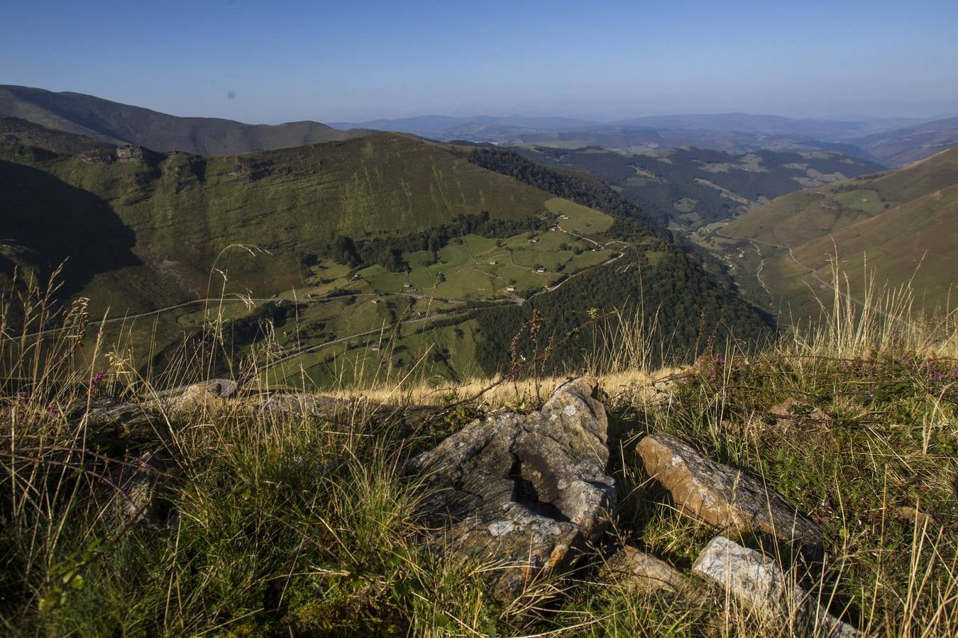 El paisaje desde el Mirador del pas
