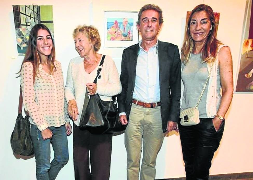 Belén Trugeda, Maripi Saguar, Javier Trugeda y Marga Sáez.