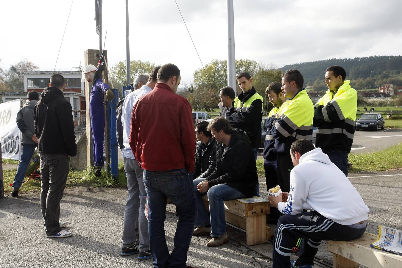 Paros en la fábrica de Saint Gobain