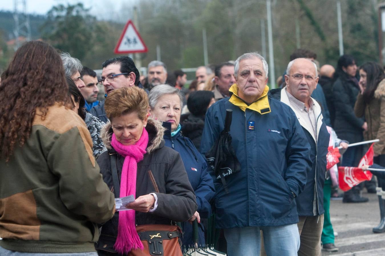 Manifestación en Renedo