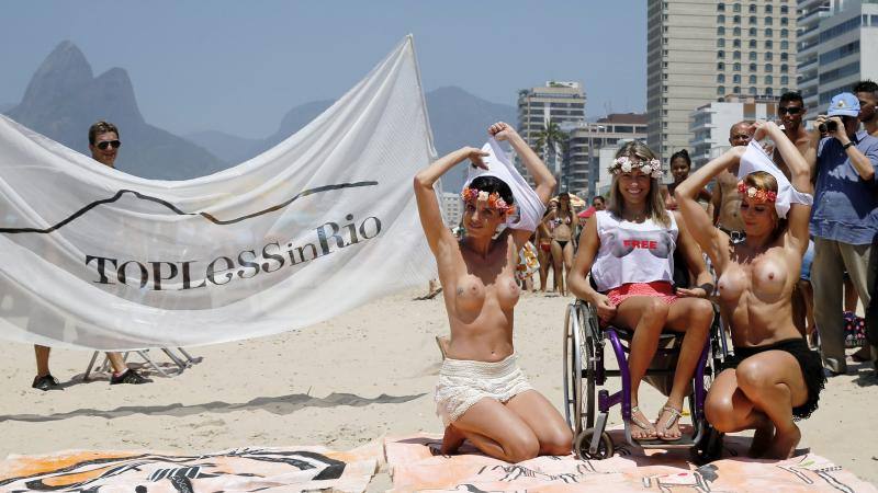 Rebelión al desnudo en la playa de Ipanema