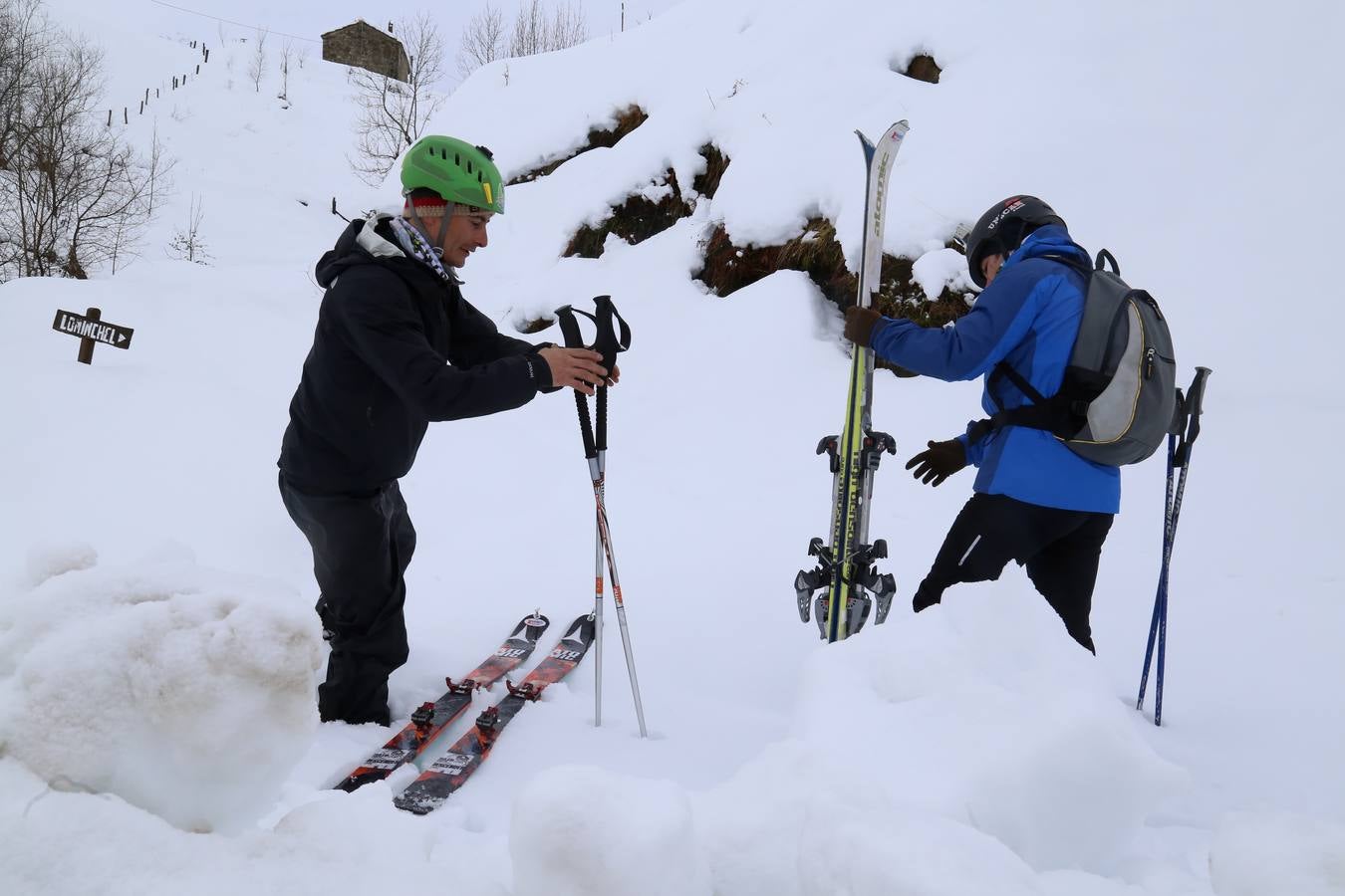 Nieve en Lunada