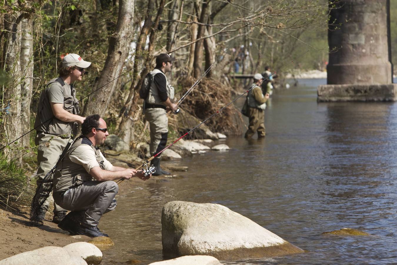 Pesca de trucha en Santa Lucía
