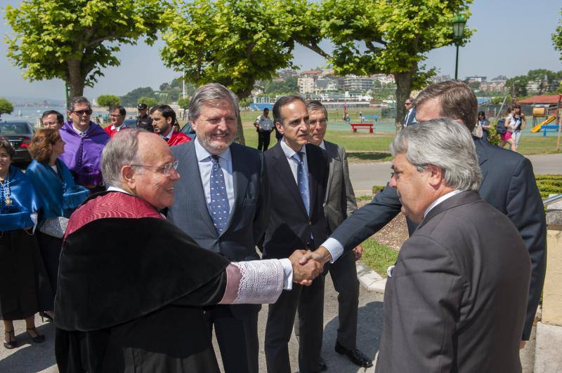 Inauguración de los cursos de verano de la UIMP, con Méndez Vigo