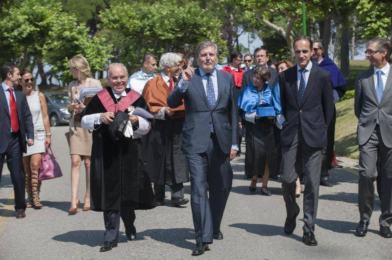 Inauguración de los cursos de verano de la UIMP, con Méndez Vigo