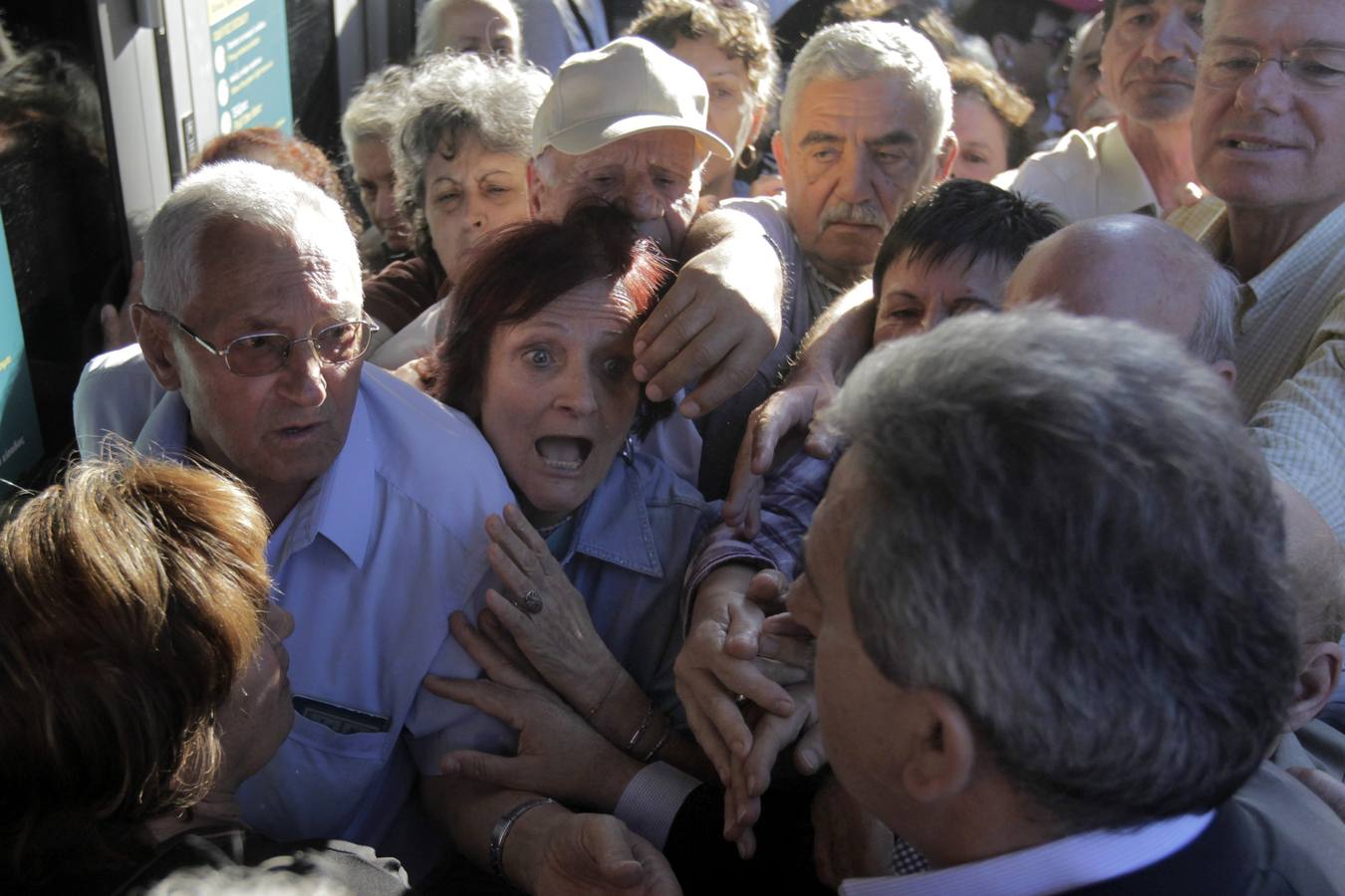 Caos entre los pensionistas griegos