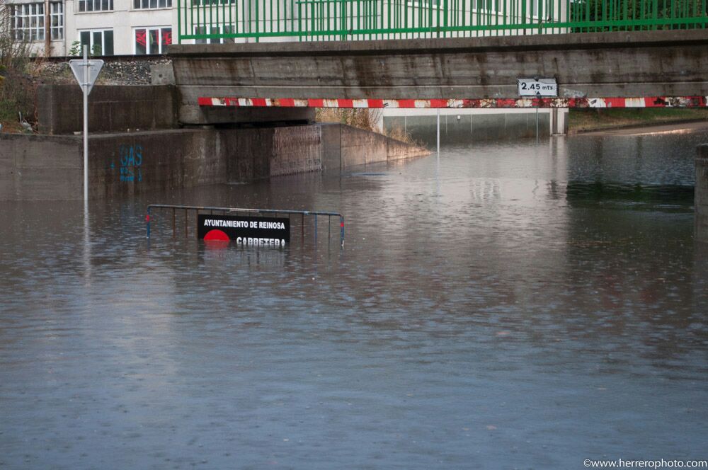 Reinosa, afectada por las lluvias