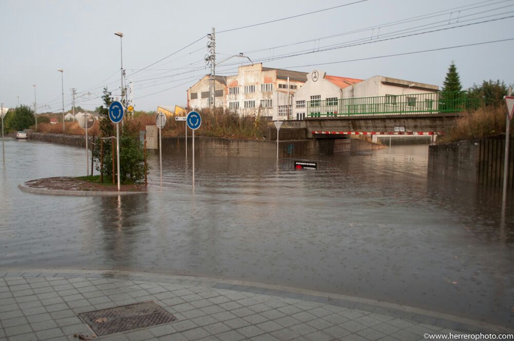 Reinosa, afectada por las lluvias