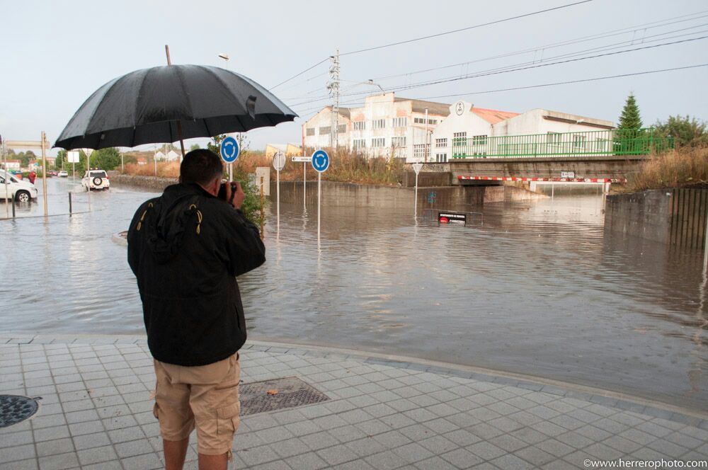 Reinosa, afectada por las lluvias