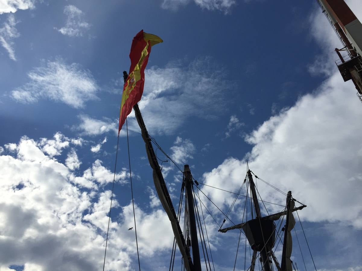 La Nao Victoria ya está en Santander