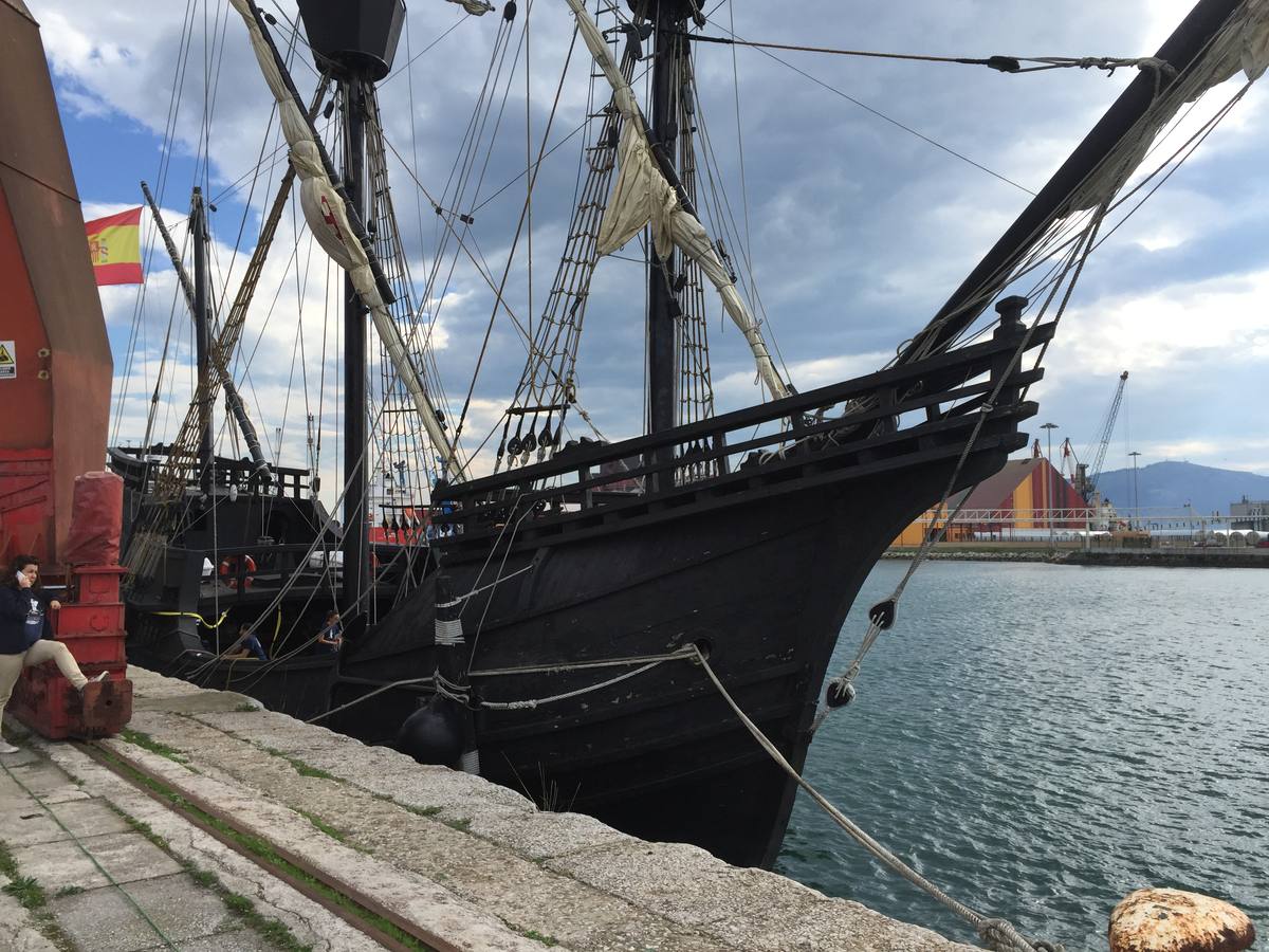 La Nao Victoria ya está en Santander