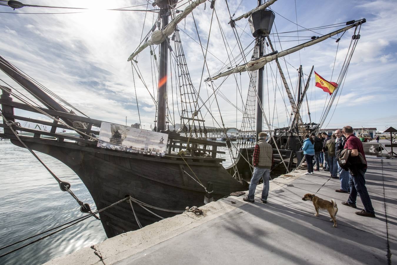 La Nao Victoria ya está en Santander