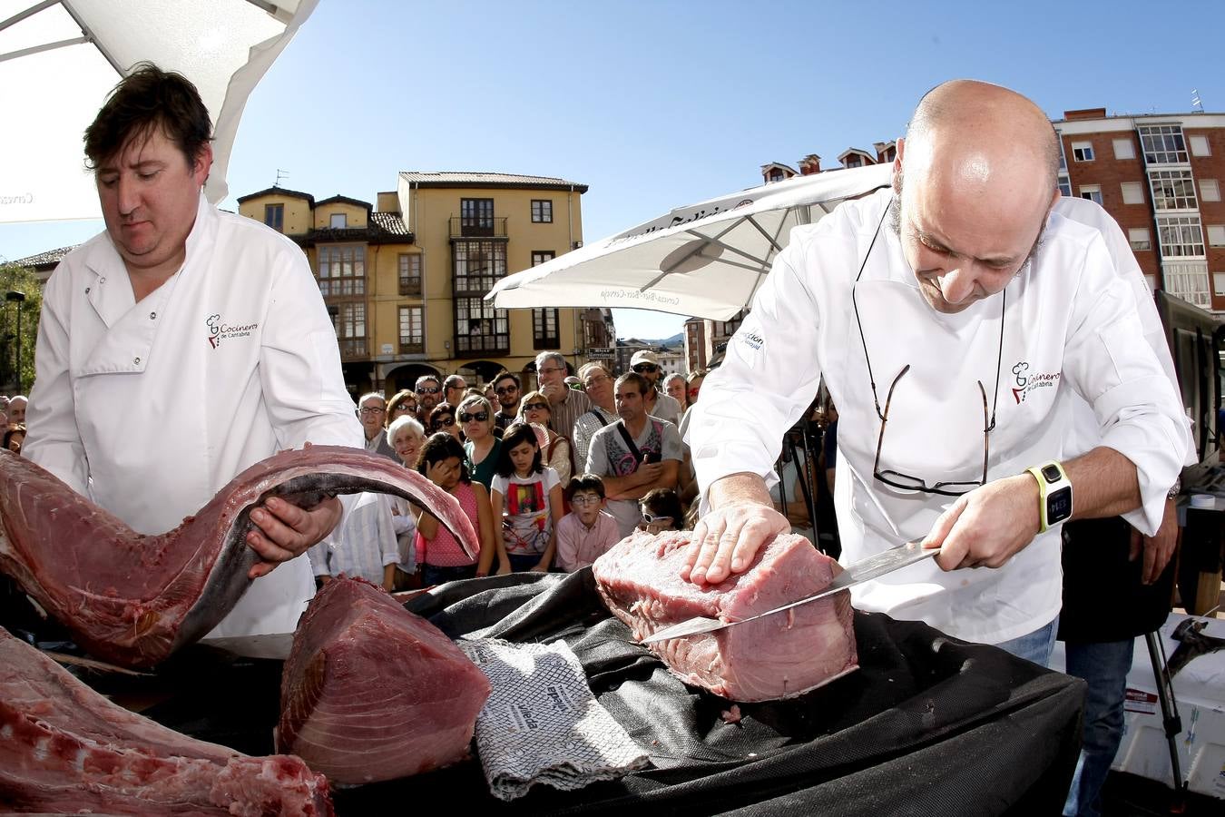 Ronqueo de atún en Torrelavega