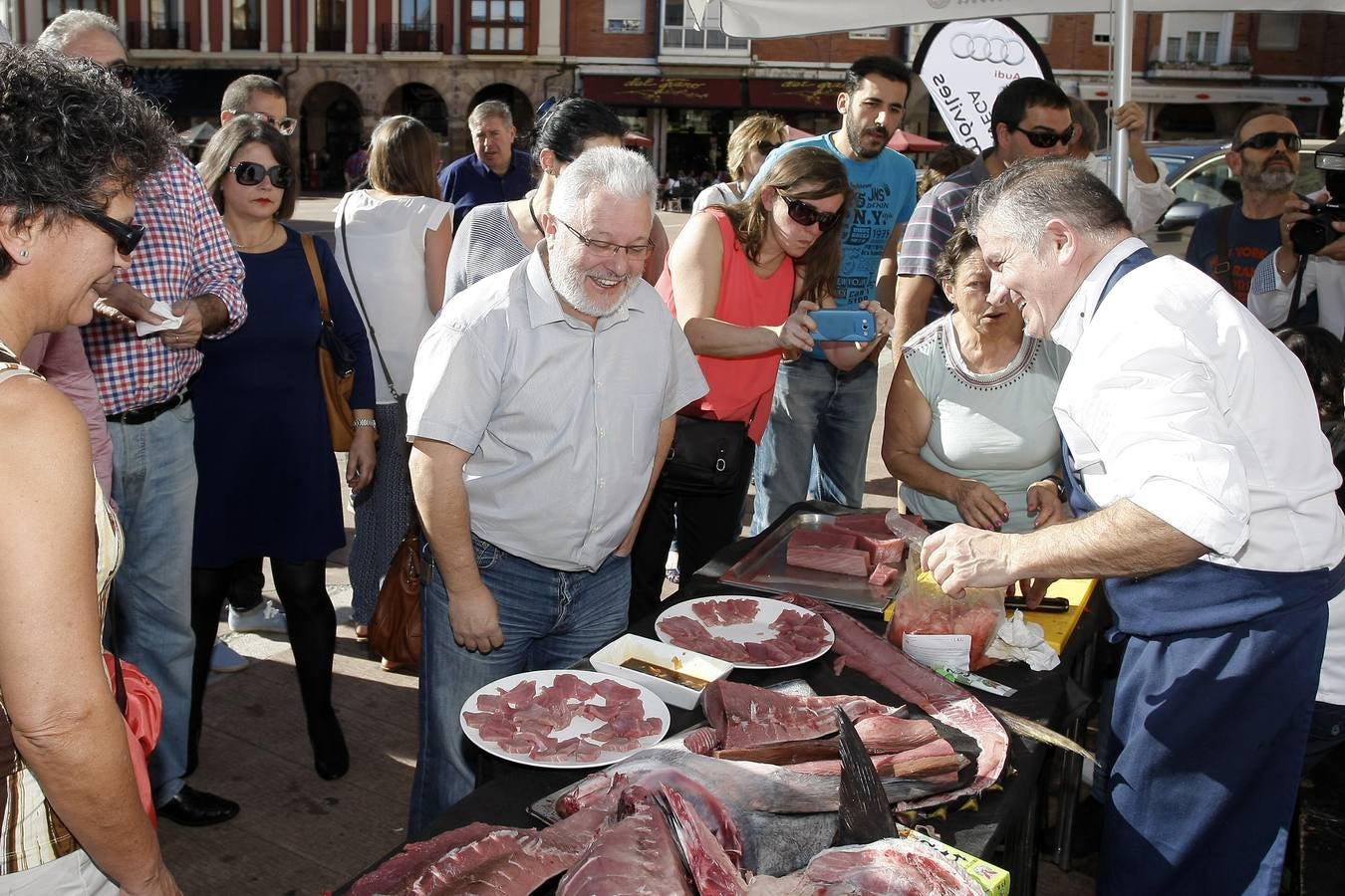 Ronqueo de atún en Torrelavega