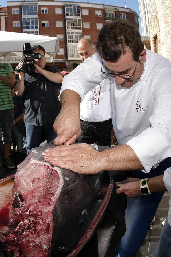 Ronqueo de atún en Torrelavega