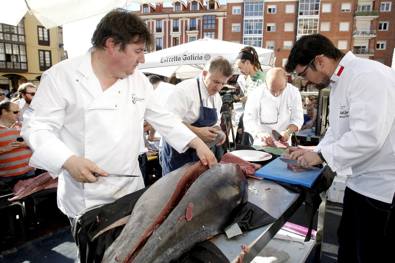 Ronqueo de atún en Torrelavega