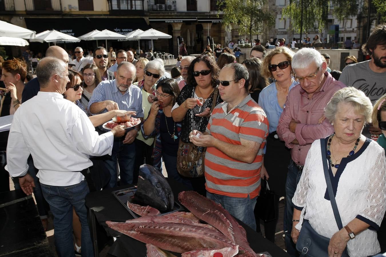 Ronqueo de atún en Torrelavega
