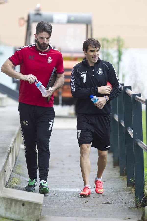 El Racing prepara el encuentro ante el Guijuelo