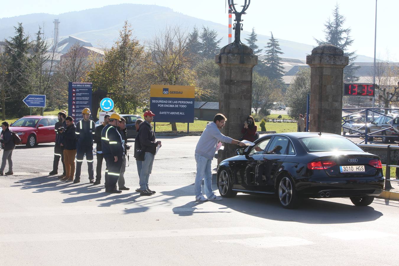 Protesta de los trabajadores de Gerdau en Reinosa