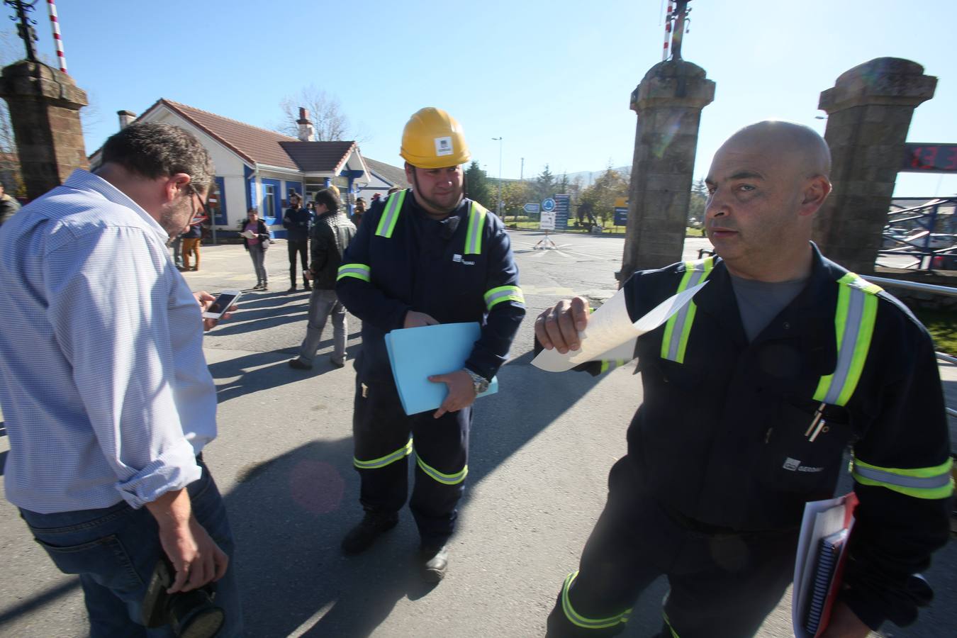 Protesta de los trabajadores de Gerdau en Reinosa