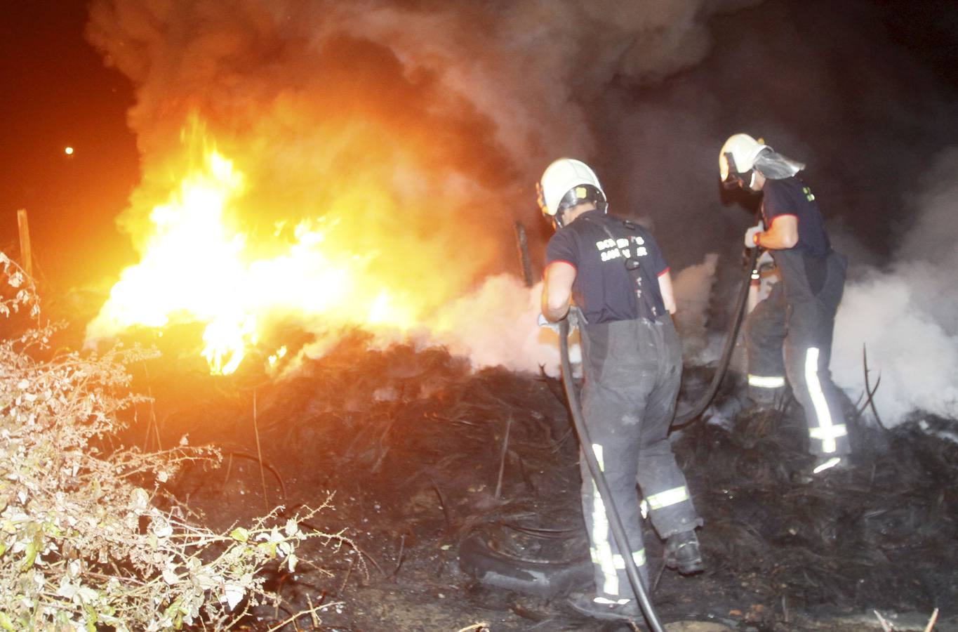 Incendio en Marina de Cudeyo
