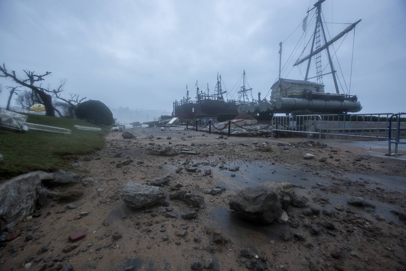Santander se despierta tras el temporal