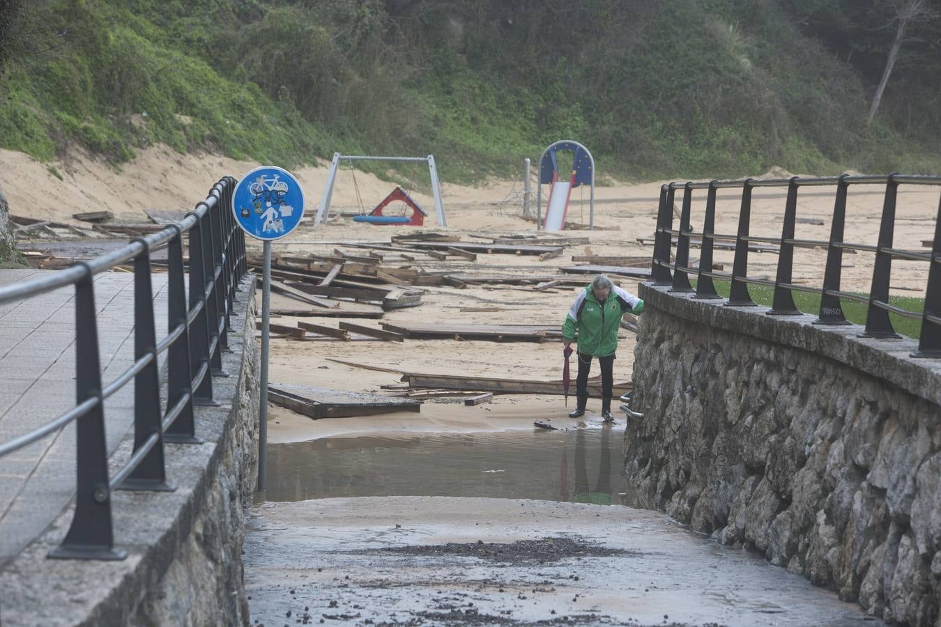 Santander se despierta tras el temporal