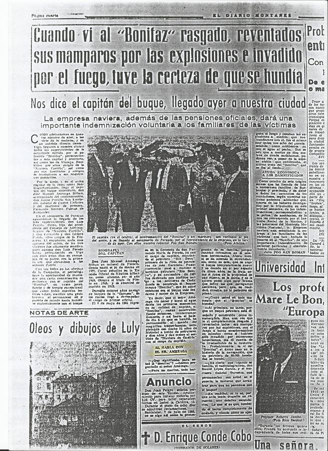 Las huellas del naufragio del &#039;Bonifaz&#039;