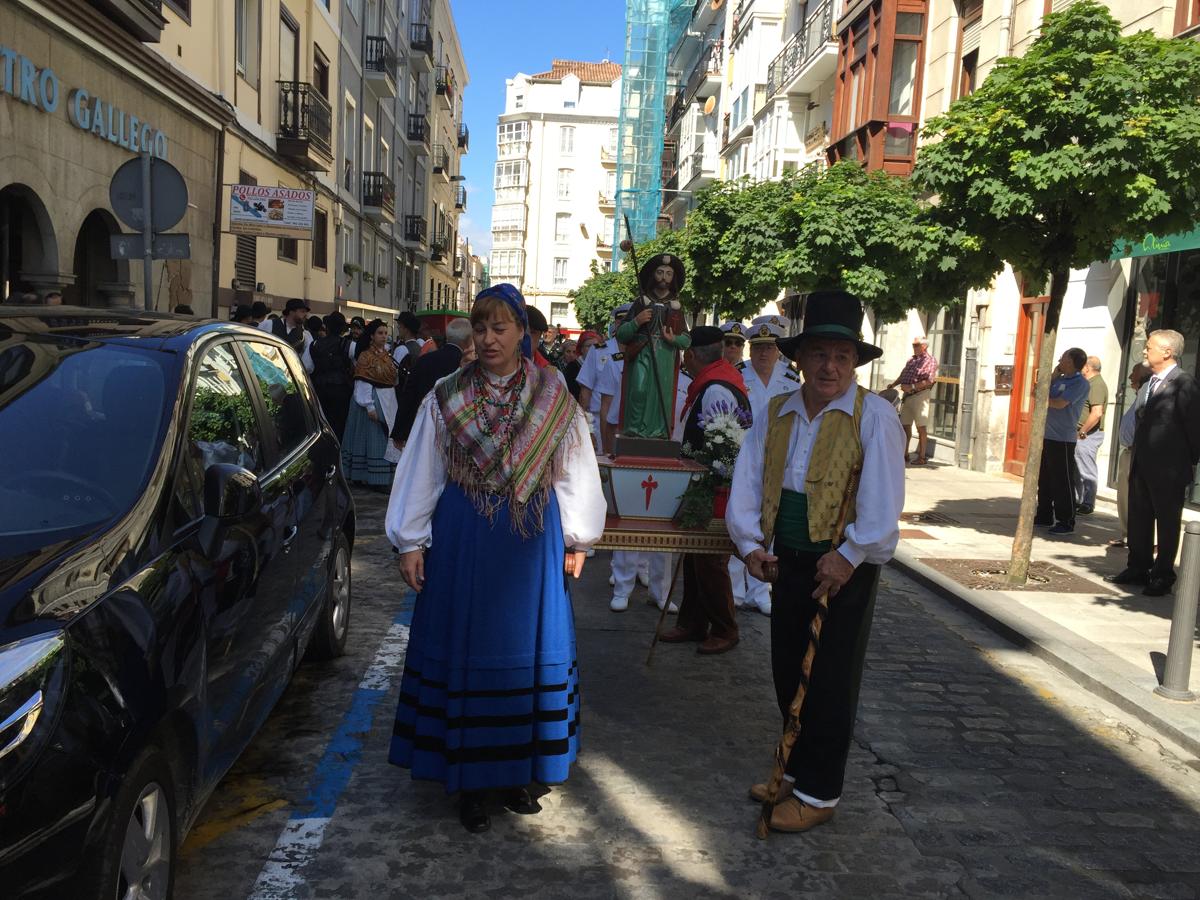 El centro gallego de Santander festeja Santiago