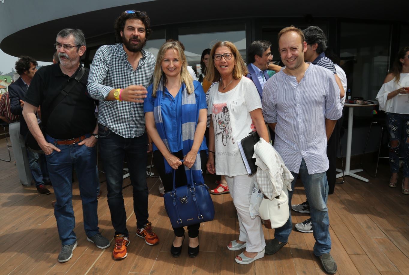 Miguel Ángel Sánchez, Edu Pesquera, Engracia Mantecón, Azucena López y Tomás Bustamante.